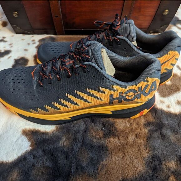 Men's Hoka Torrent 3 Castle Rock/Sherbet Size 12D - Picture 5 of 8
